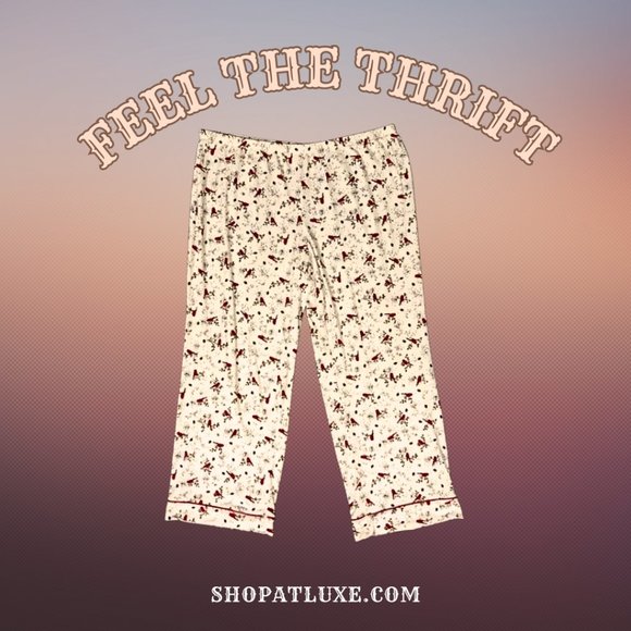 Secret Treasures Winter White Soft Velour Pajama Pants NWOT 3xl - Picture 2 of 4